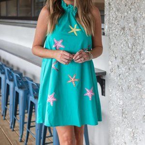 Shop Dandy Starfish Halter Dress (NWOT)